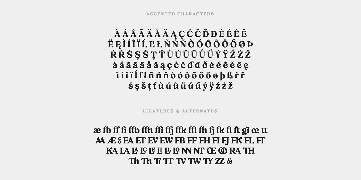 Example font Creolia #8